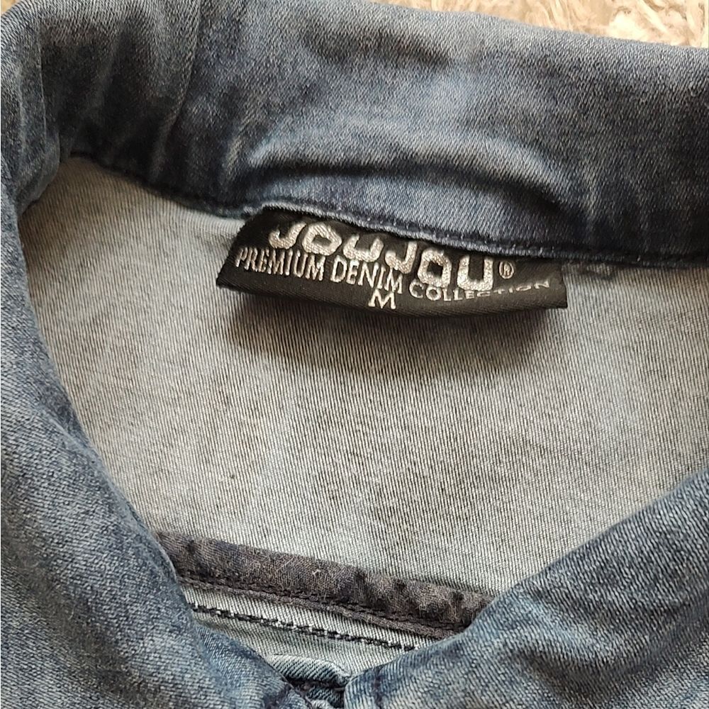 JOUJOU Premium Denim Collection Women's denim jacket size M - Picture 5 of 5
